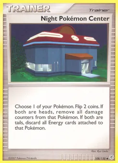 Night Pokémon Center (Diamond & Pearl #108)