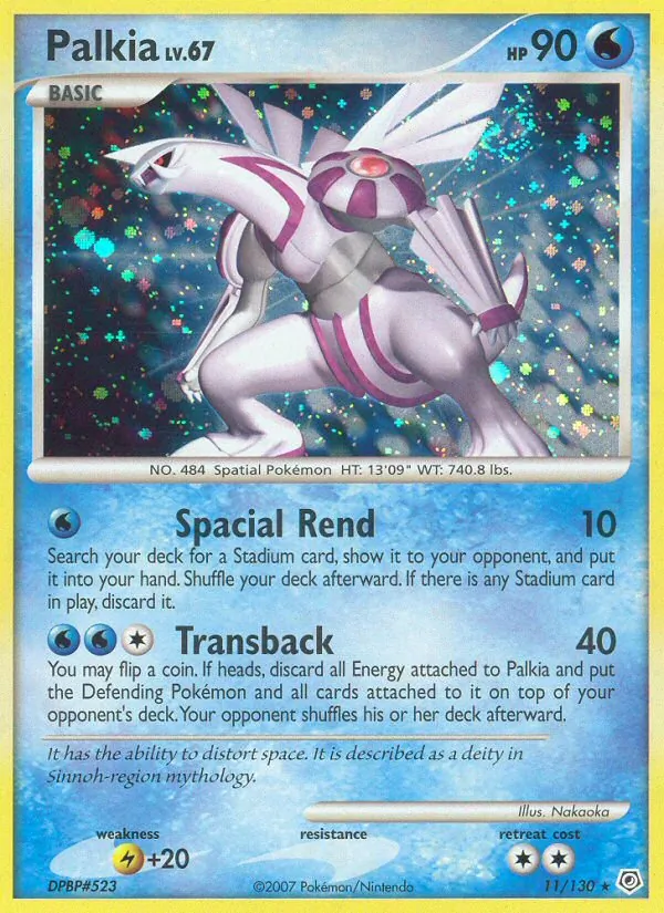 Palkia — Diamond & Pearl #11 (Pokémon TCG card)