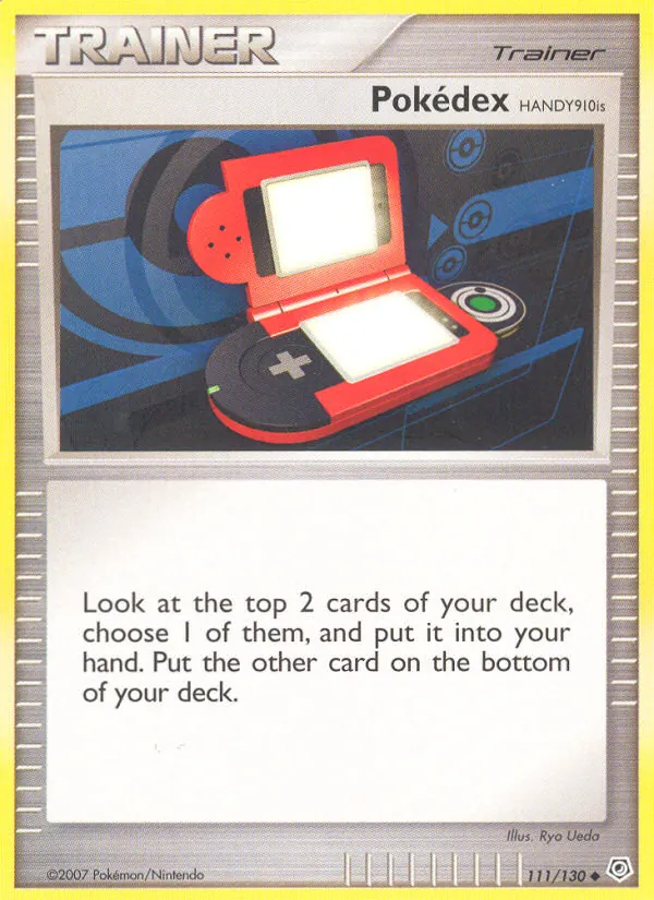 Pokédex HANDY910is — Diamond & Pearl #111 (Pokémon TCG card)