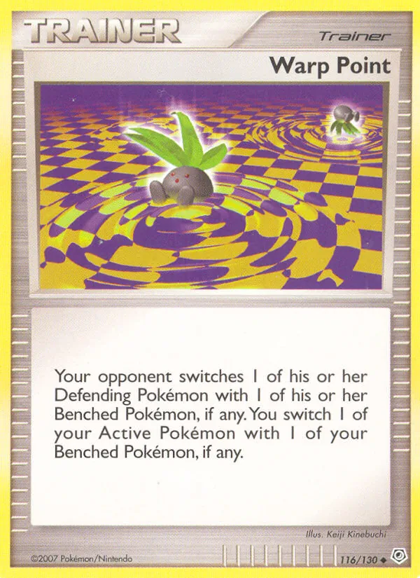 Warp Point — Diamond & Pearl #116 (Pokémon TCG card)