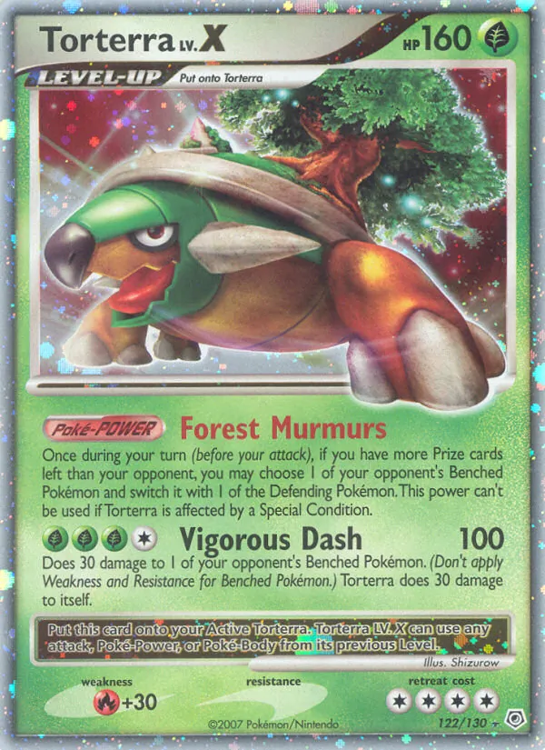 Torterra — Diamond & Pearl #122 (Pokémon TCG card)