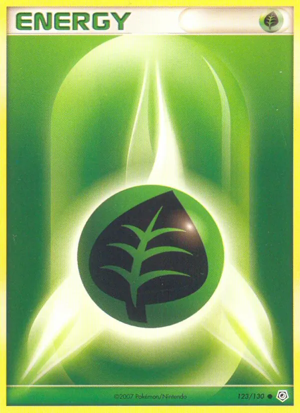 Grass Energy — Diamond & Pearl #123 (Pokémon TCG card)