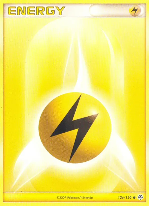 Lightning Energy — Diamond & Pearl #126 (Pokémon TCG card)