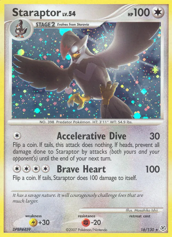 Staraptor — Diamond & Pearl #16 (Pokémon TCG card)
