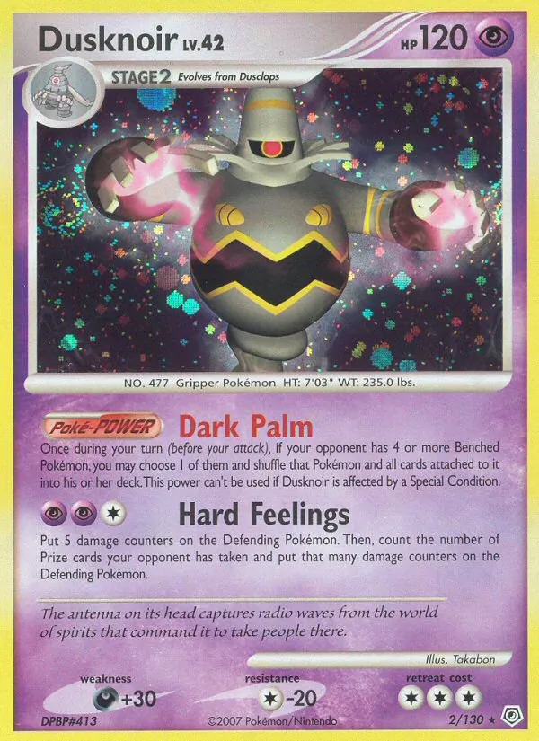 Dusknoir — Diamond & Pearl #2 (Pokémon TCG card)