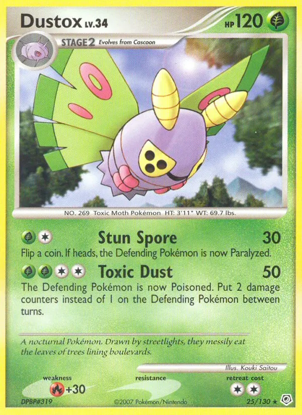 Dustox — Diamond & Pearl #25 (Pokémon TCG card)