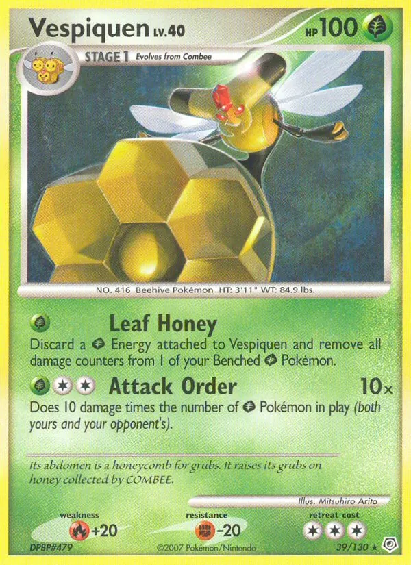Vespiquen — Diamond & Pearl #39 (Pokémon TCG card)
