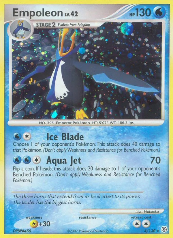 Empoleon — Diamond & Pearl #4 (Pokémon TCG card)