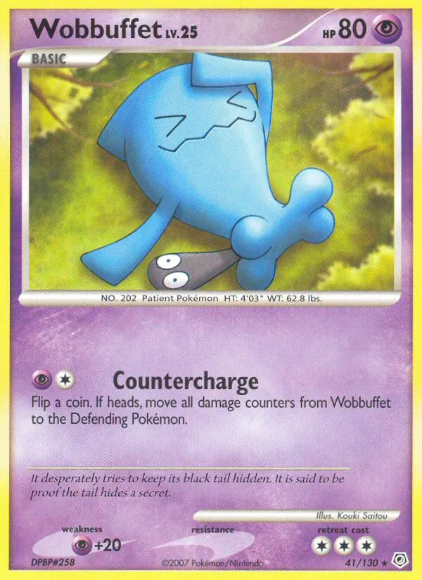 Wobbuffet — Diamond & Pearl #41 (Pokémon TCG card)