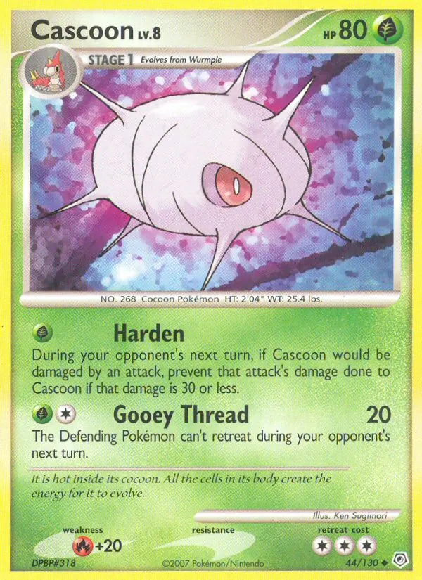 Cascoon — Diamond & Pearl #44 (Pokémon TCG card)