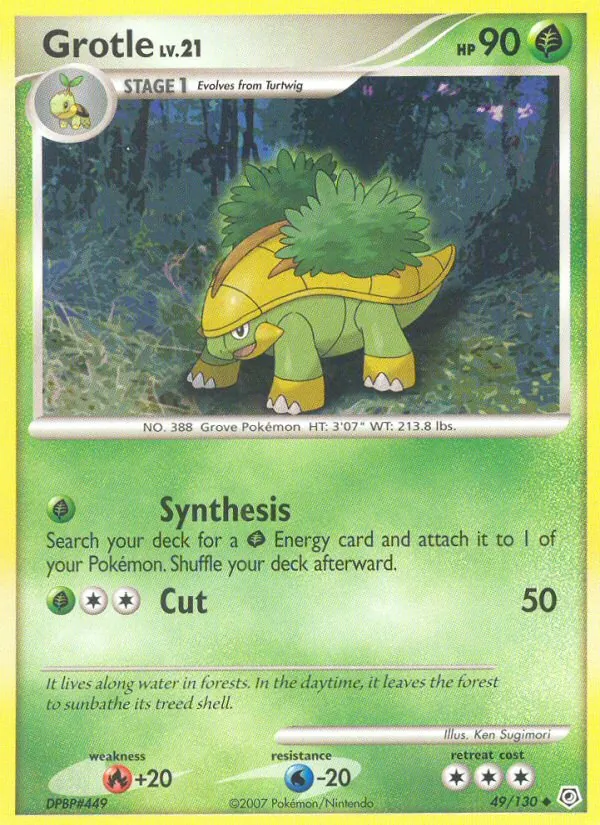 Grotle — Diamond & Pearl #49 (Pokémon TCG card)