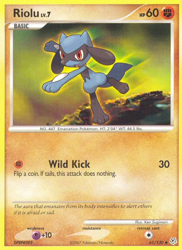 Riolu — Diamond & Pearl #61 (Pokémon TCG card)