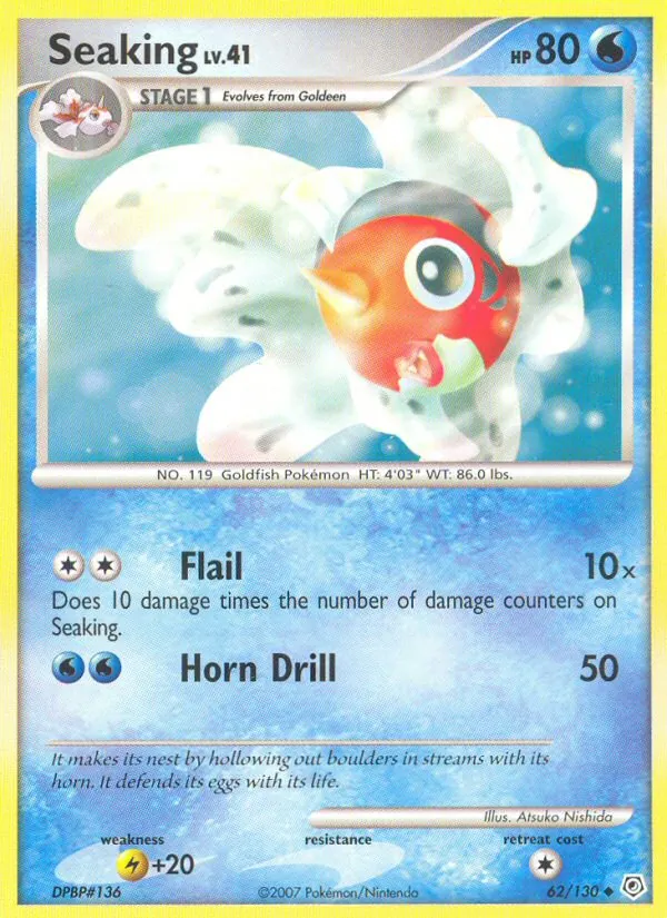 Seaking — Diamond & Pearl #62 (Pokémon TCG card)