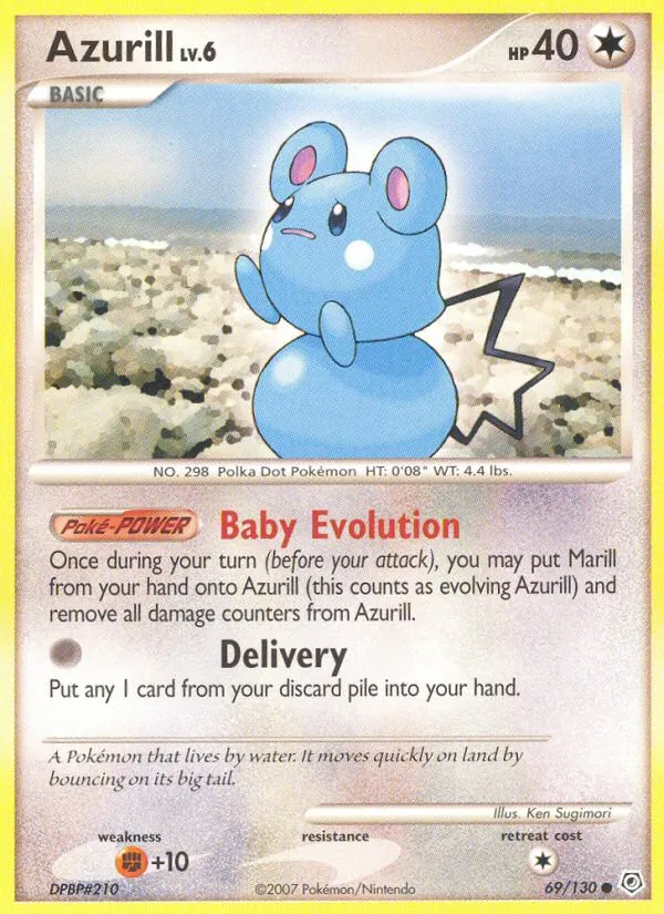 Azurill — Diamond & Pearl #69 (Pokémon TCG card)