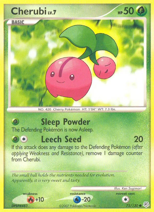 Cherubi — Diamond & Pearl #75 (Pokémon TCG card)