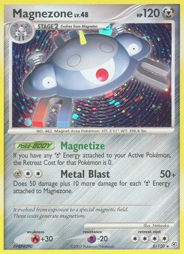 Magnezone — Diamond & Pearl #8 (Pokémon TCG card)