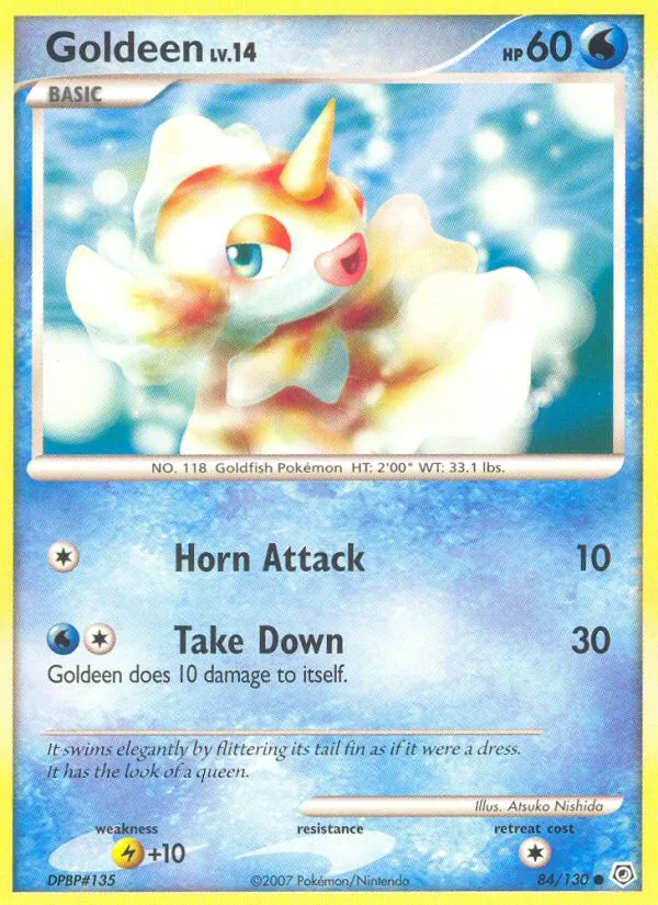 Goldeen — Diamond & Pearl #84 (Pokémon TCG card)