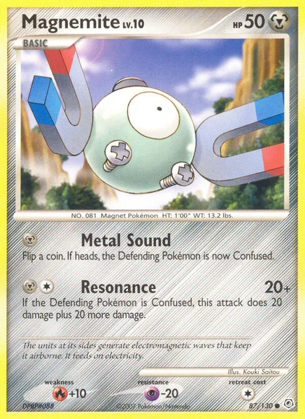 Magnemite — Diamond & Pearl #87 (Pokémon TCG card)