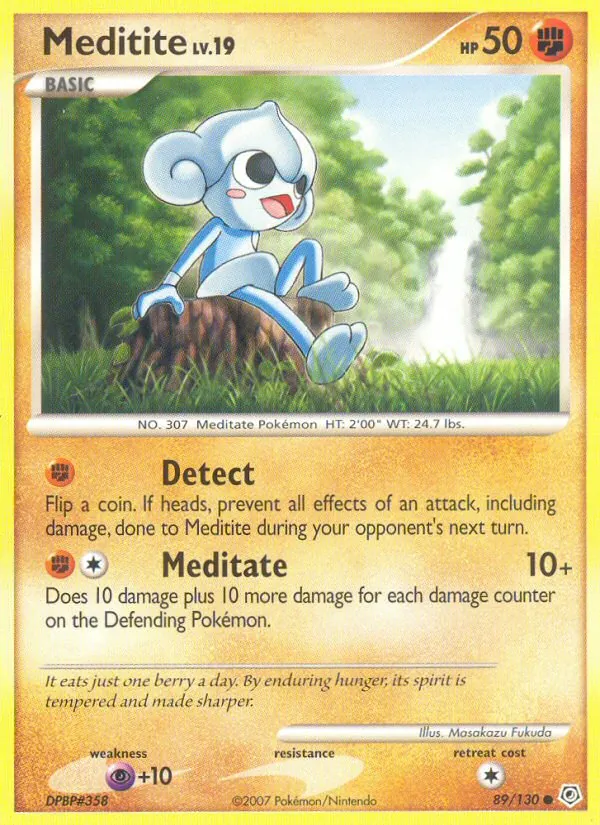 Meditite — Diamond & Pearl #89 (Pokémon TCG card)
