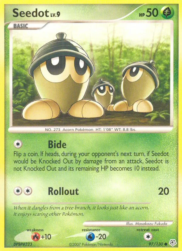 Seedot — Diamond & Pearl #97 (Pokémon TCG card)