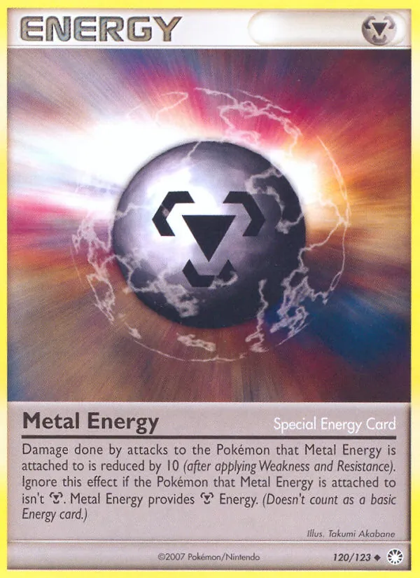 Metal Energy — Mysterious Treasures #120 (Pokémon TCG card)