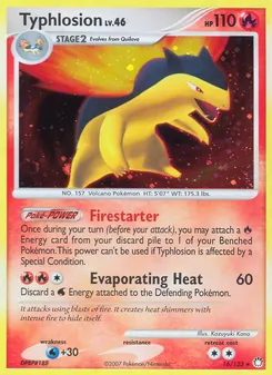 Typhlosion (Mysterious Treasures #16)