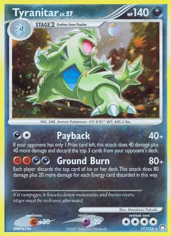 Tyranitar (Mysterious Treasures #17)