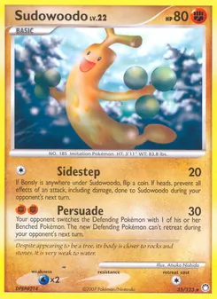 Sudowoodo (Mysterious Treasures #35)