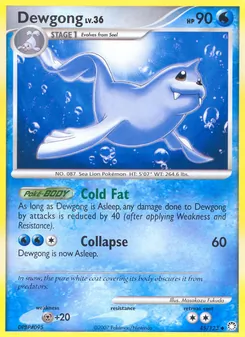 Dewgong (Mysterious Treasures #45)