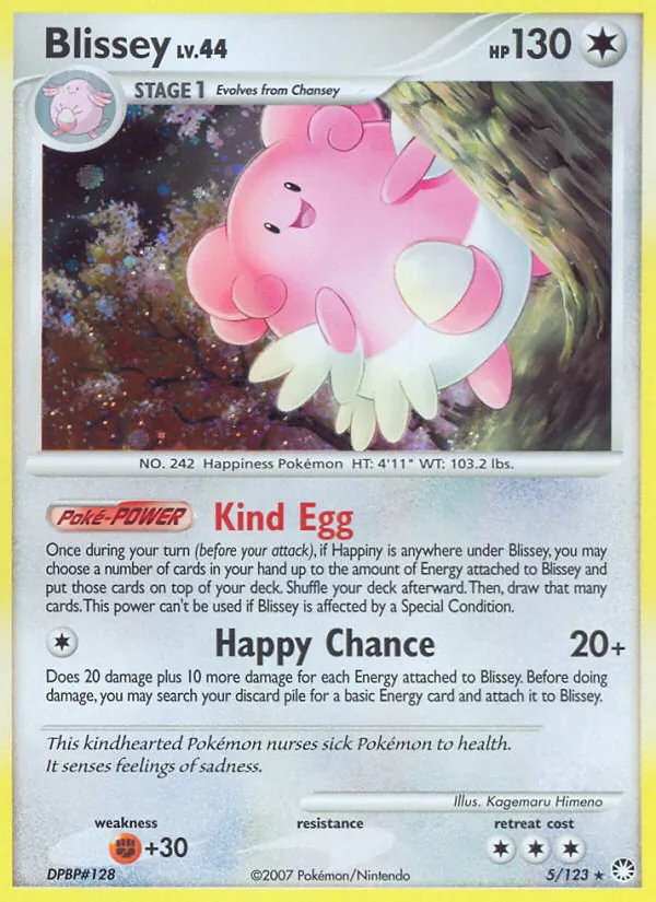 Blissey — Mysterious Treasures #5 (Pokémon TCG card)