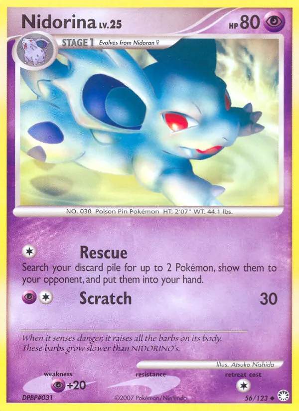 Nidorina — Mysterious Treasures #56 (Pokémon TCG card)