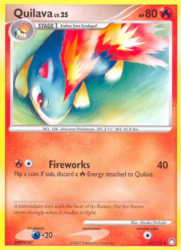 Quilava — Mysterious Treasures #60 (Pokémon TCG card)
