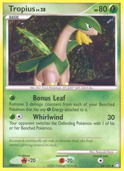 Tropius (Mysterious Treasures #64)
