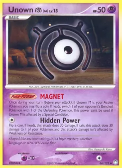 Unown M (Mysterious Treasures #66)