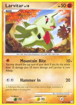 Larvitar (Mysterious Treasures #87)