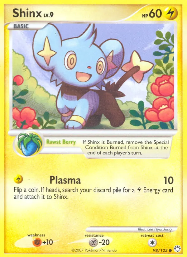 Shinx — Mysterious Treasures #98 (Pokémon TCG card)
