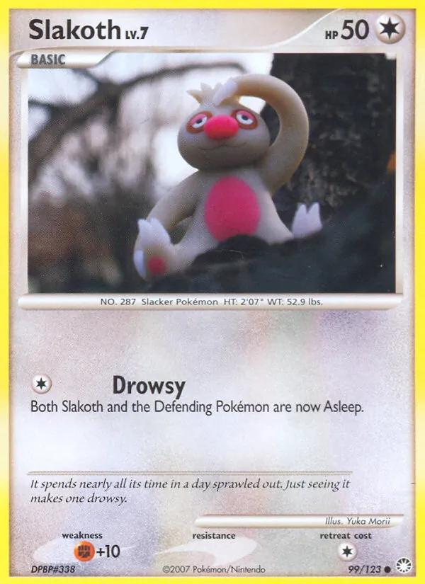 Slakoth — Mysterious Treasures #99 (Pokémon TCG card)