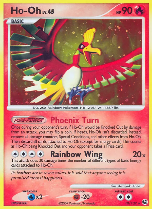 Ho-Oh — Secret Wonders #10 (Pokémon TCG card)