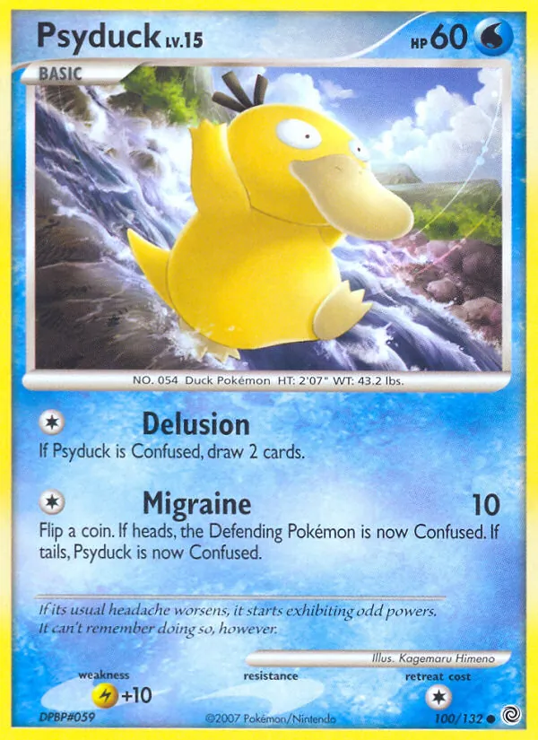 Psyduck — Secret Wonders #100 (Pokémon TCG card)