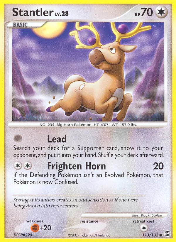 Stantler — Secret Wonders #113 (Pokémon TCG card)
