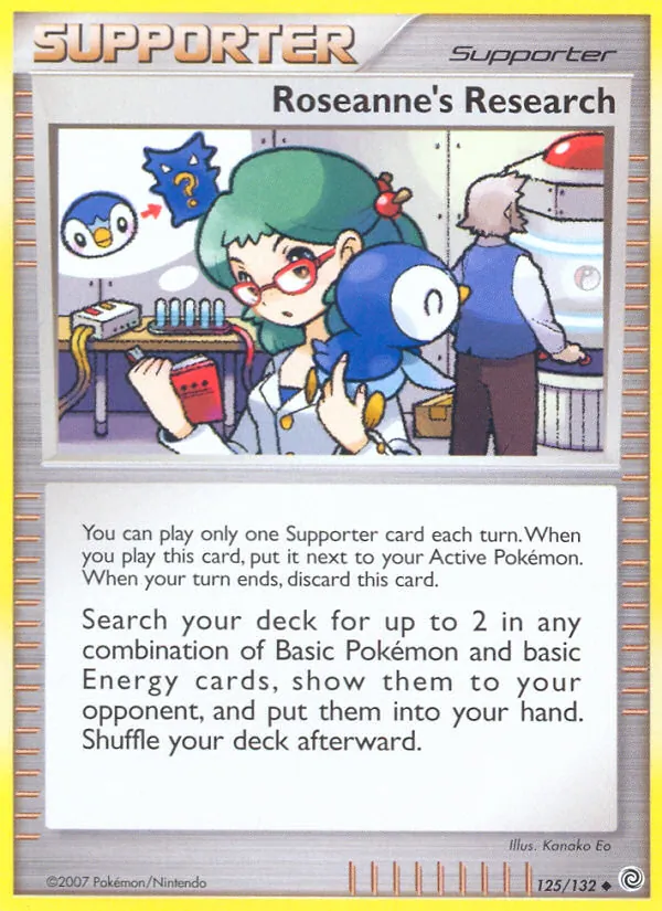 Roseanne's Research — Secret Wonders #125 (Pokémon TCG card)