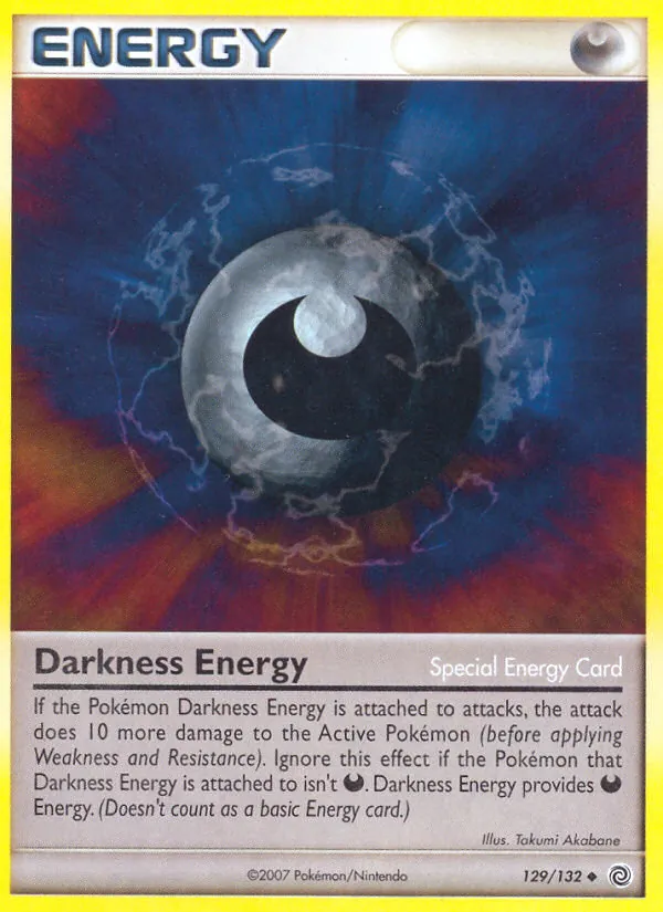 Darkness Energy — Secret Wonders #129 (Pokémon TCG card)