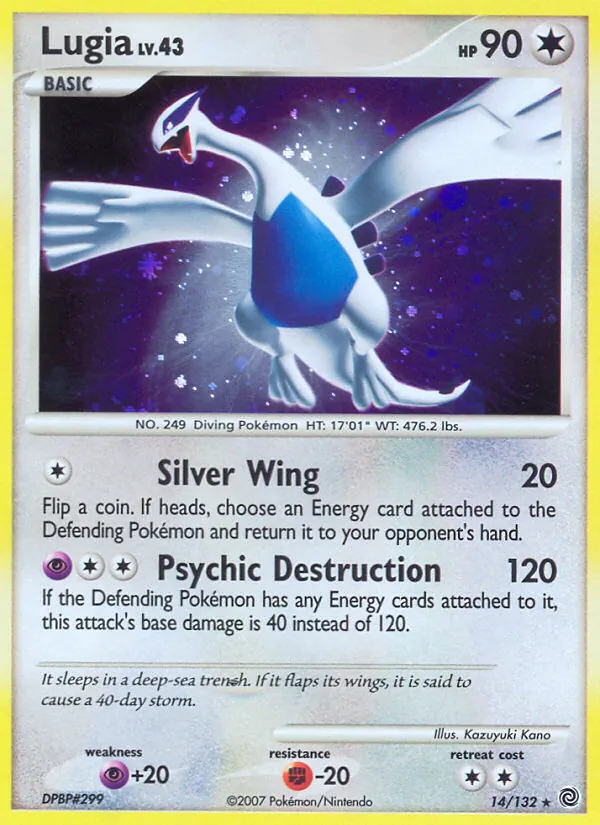 Lugia — Secret Wonders #14 (Pokémon TCG card)