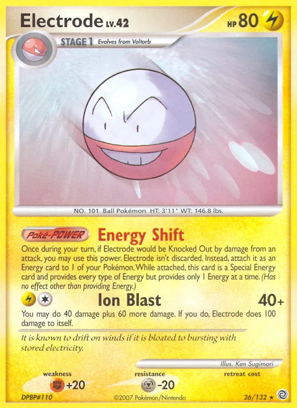 Electrode — Secret Wonders #26 (Pokémon TCG card)