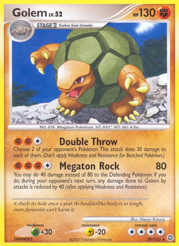 Golem — Secret Wonders #29 (Pokémon TCG card)