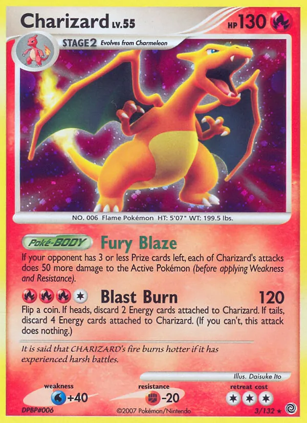 Charizard — Secret Wonders #3 (Pokémon TCG card)