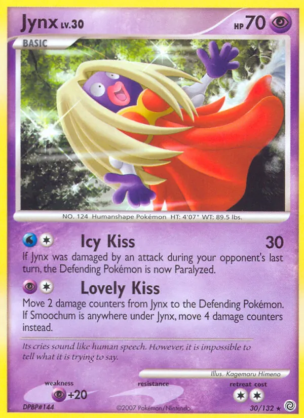 Jynx — Secret Wonders #30 (Pokémon TCG card)