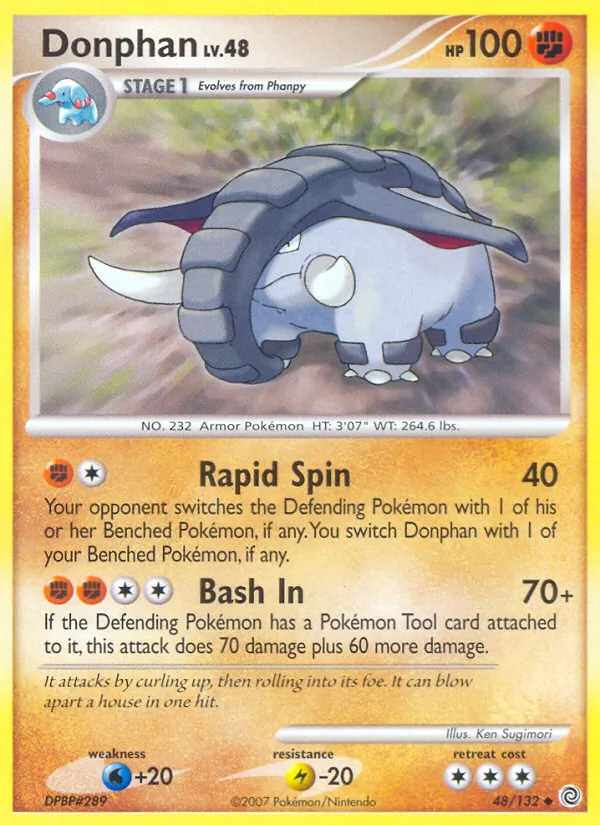 Donphan — Secret Wonders #48 (Pokémon TCG card)