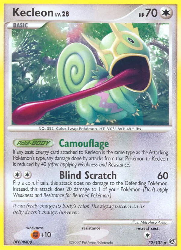 Kecleon — Secret Wonders #52 (Pokémon TCG card)