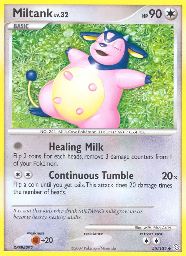Miltank — Secret Wonders #55 (Pokémon TCG card)
